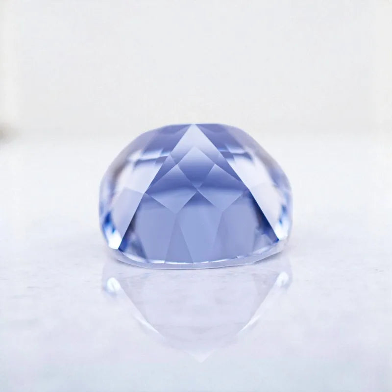Lab Grown Sapphire Cushion Cut Cornflower Color DIY Charms Jewelry Ring Earring Making Main Materials Selectable AGL Certificate