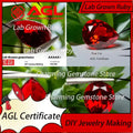 Lab Grown Ruby Pear Cut Red VVS1 for DIY Jewelry Making Rings Earrings Charms Lab Grown Sapphire Blue Gemstone for Jewelry