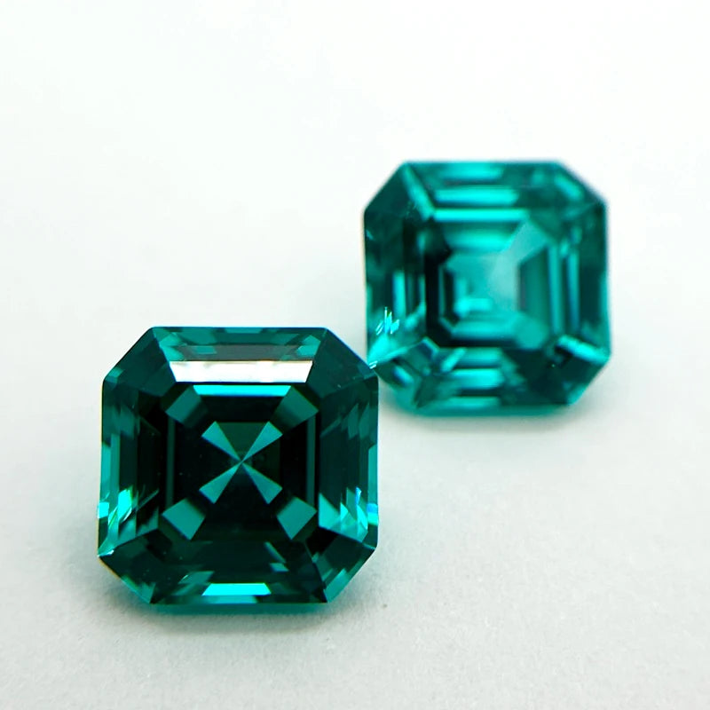 Paraiba Lab Grown Stone Charm Gemstone for DIY Advanced Jewelry Making Inlay Ring Necklace Bracelet Selectable Certificate