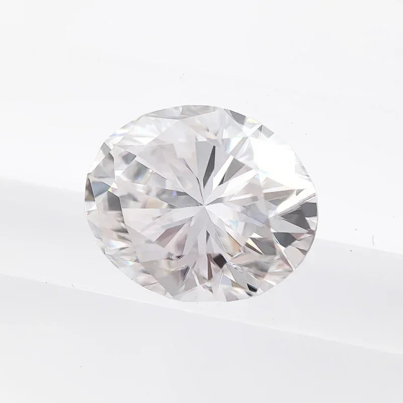 Wholesale Moissanite Stone Super White D Color Oval Cut  VVS1 Charms Gemstone Shiny Quality DIY Advanced Jewelry Rings Earrings