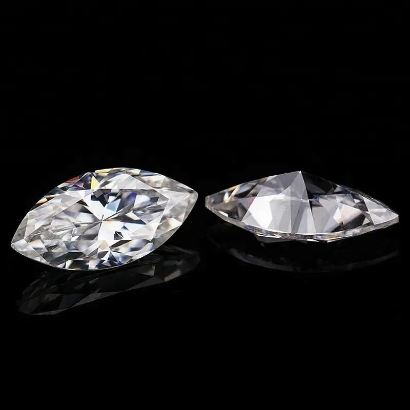 Moissanite Marquise Cut VVS1 with Certificate High Quality Loose Gemstones for Custom Jewelry Making