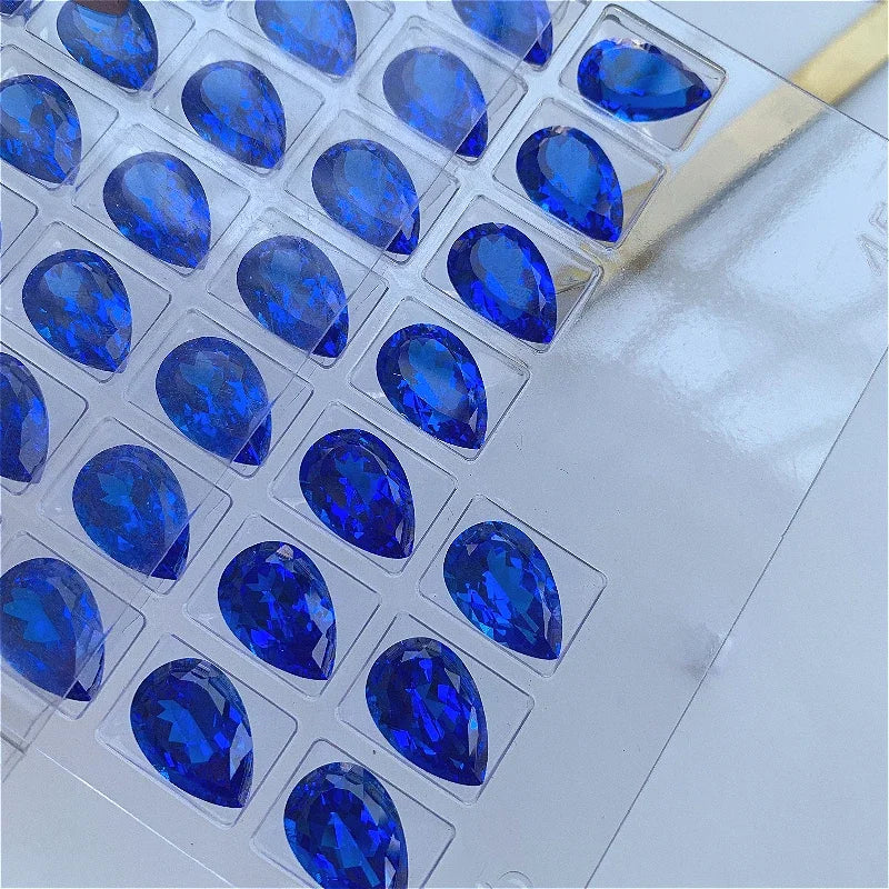 TOPPear Cut Lab Grown Cobalt Spinel gemstone for DIY Ring Necklace Earrings Main Materials Selectable AGL Certificate