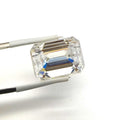 Emerald Cut Moissanite Stone Artificial Gemstone VVS1 D Color  DIY Jewelry Certificate