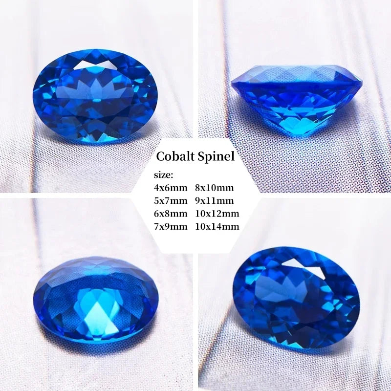 NEW Laboratory Gemstone Sapphire Oval Shape For DIY Jewelry Making The Main Materials Of Rings And Necklaces AGL