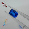 TOPRectangular Cushion Shape Blue Demon Color  Lab Grown Cobalt Spinel
