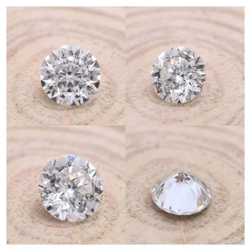 Moissanite Nine Arrows Cut D Color VVS1 Wholesale for Jewelry Making DIY Ring Necklace Earrings Main Materials with Certificate