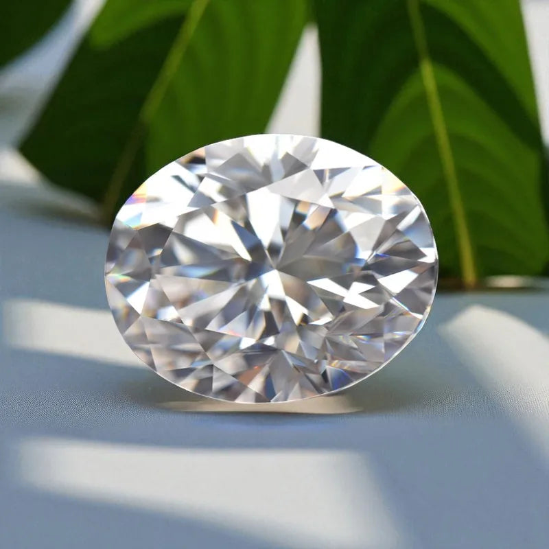 Top Moissanite Stone Oval Cut D color VVS1 with Certificate Gemstone for Jewelry Making Pass Diamond Tester