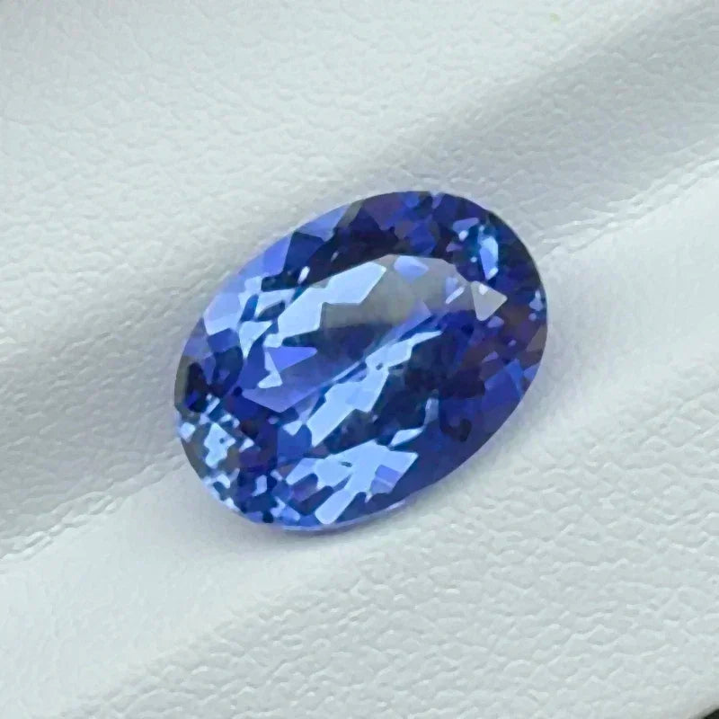 Lab Grown Sapphire cornflower Royal Blue color Oval Cut 10x14mm 8ct  VVS1 Gemstone for Diy Jewelry Making with AGL Certificate
