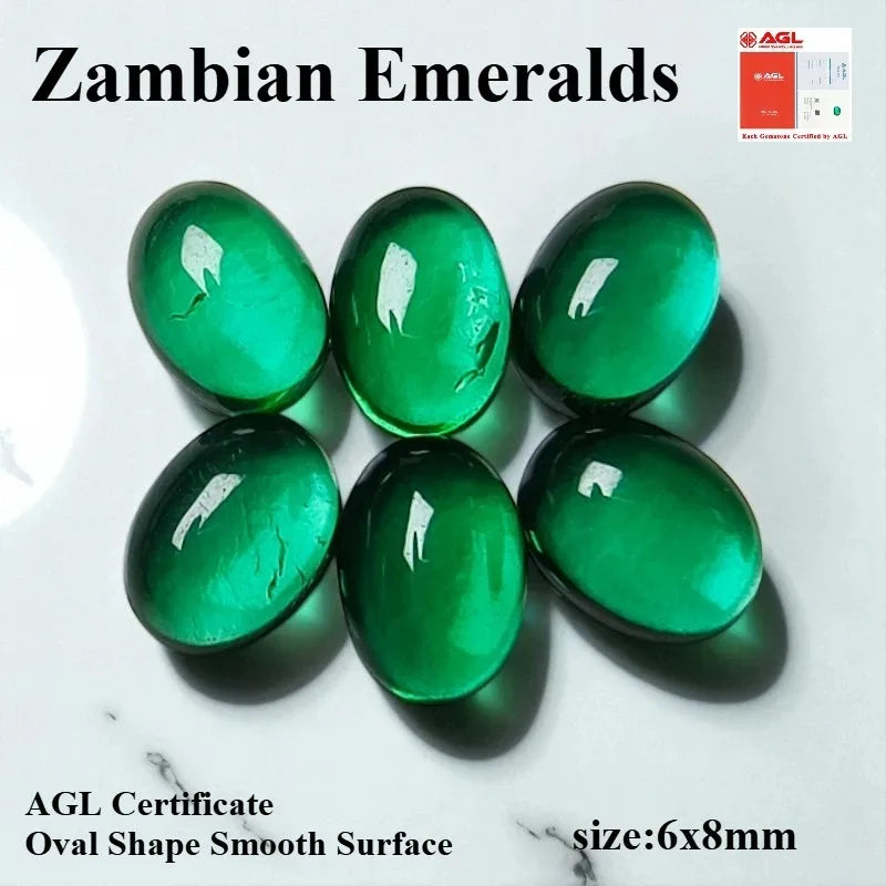 Lab Grown Zambian Emeralds for Jewelry Making Pear Cut Smooth Surface with Natural Inclusions Lab Created Emerald Gemstone