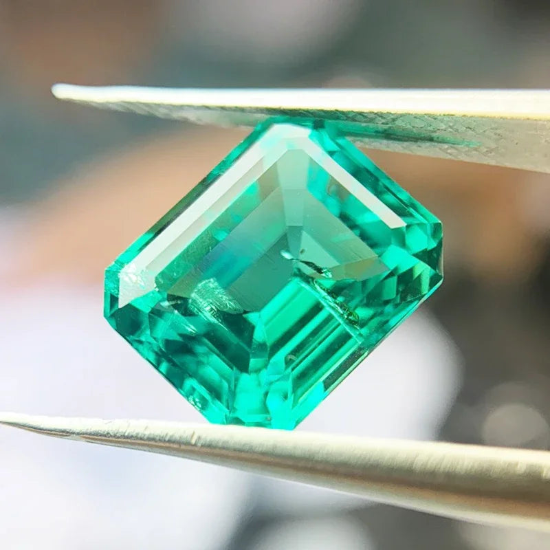 Lab Grown Columbia Emerald 9x11mm  for Jewelry MakingDIY Ring Necklace Earrings Main Materials Selectable Certificate
