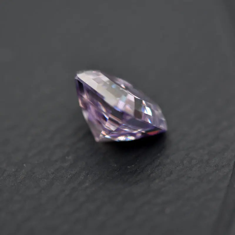Moissanite VVS1 Square Shape Asscher Cut Royal Biue Color Certificate Artificial Gemstone