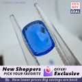 TOPTRectangular Cushion Shape Blue Demon Color  Lab Grown Cobalt Spinel