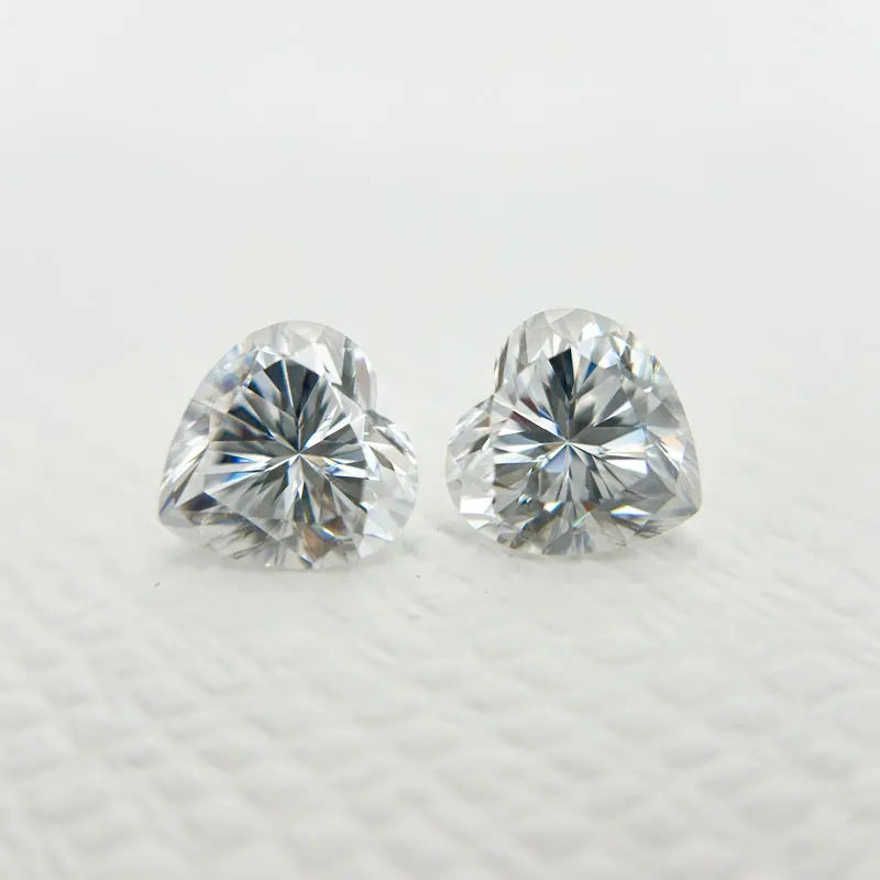 Moissanite VVS1 Artificial D Color Heart Cut with Certificate Wholesale High Quality