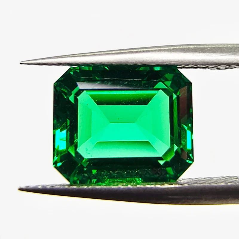 Lab Grown Columbia Emerald 9x11mm  for Jewelry MakingDIY Ring Necklace Earrings Main Materials Selectable Certificate