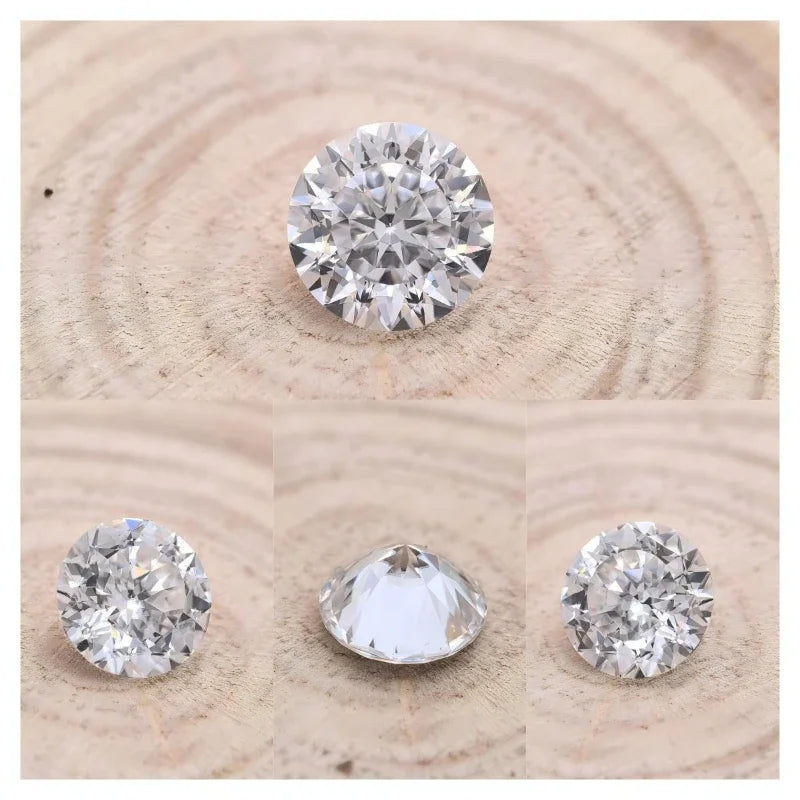 Moissanite Nine Arrows Cut D Color VVS1 Wholesale for Jewelry Making DIY Ring Necklace Earrings Main Materials with Certificate