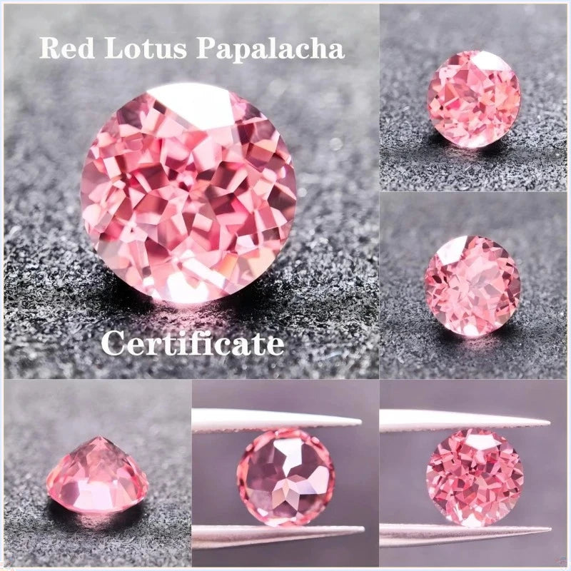 Round Shape Ruby and Sapphire synthetic gemstone Multiple Colors Selectable Hand Cutting Certificate Extremely Shiny Quality