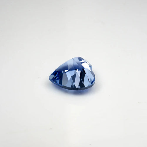 Cornflower Color Artificial Gemstone Sapphire Heart Optional Certificate Best Boutique Jewelry Materials